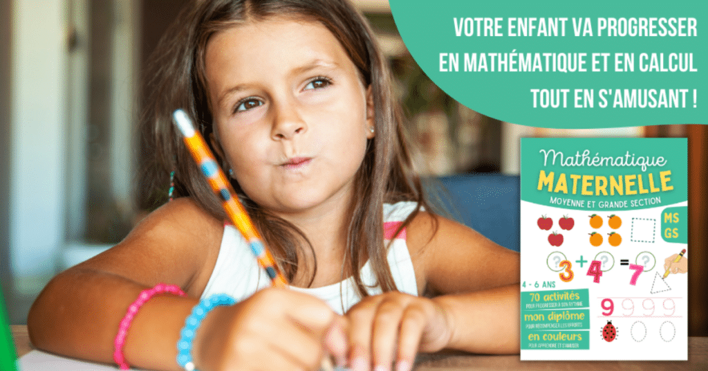 Cahier mathématique maternelle MS GS - Exercices de calcul